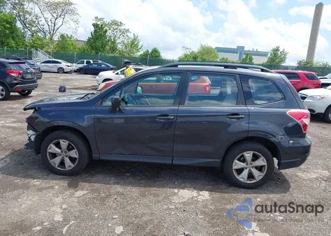 2016 Subaru Forester 2.5I из США, поврежденный, VIN JF2SJABC3GH472712